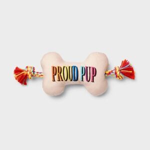 Pride 15" Bone Dog Rope Plush Toy‎